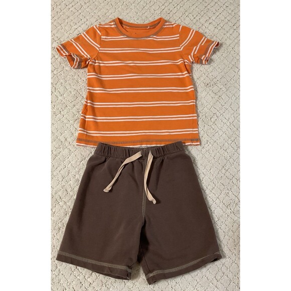 Circo Other - Circo Boys Orange/Brown T-Shirt & Pull-on Shorts Set 3T